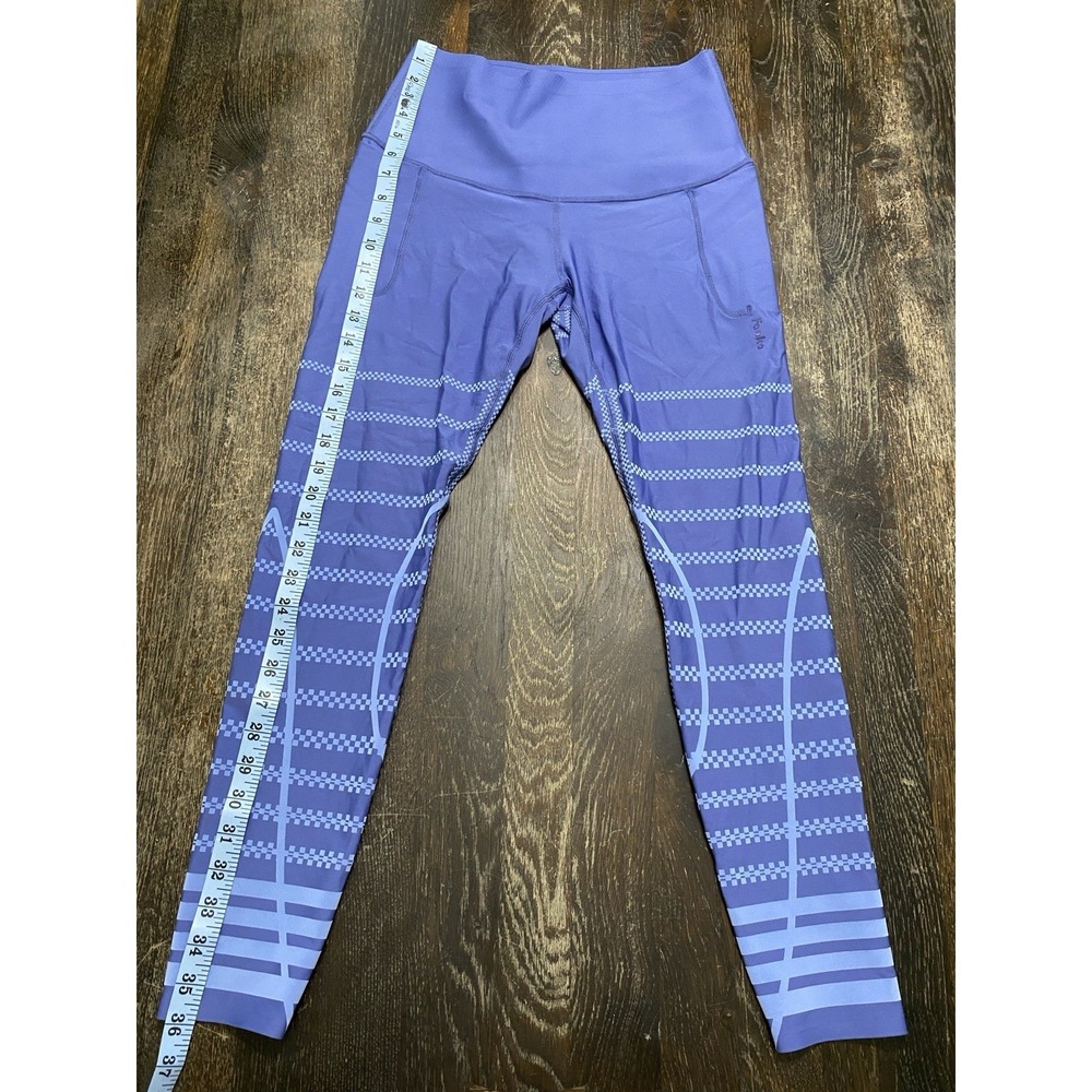 Fanka Legging Sz S High Waisted Body Sculpt Compression Lift Blue
